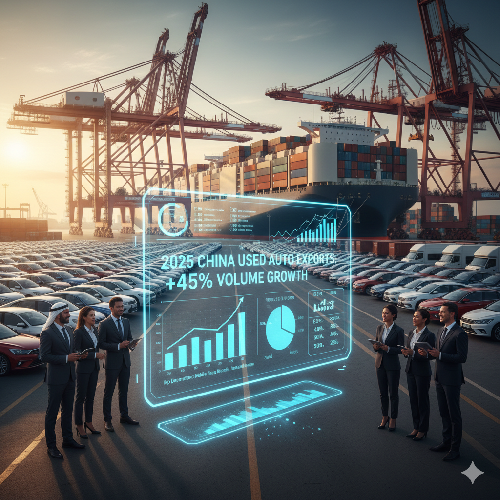 Used car export data