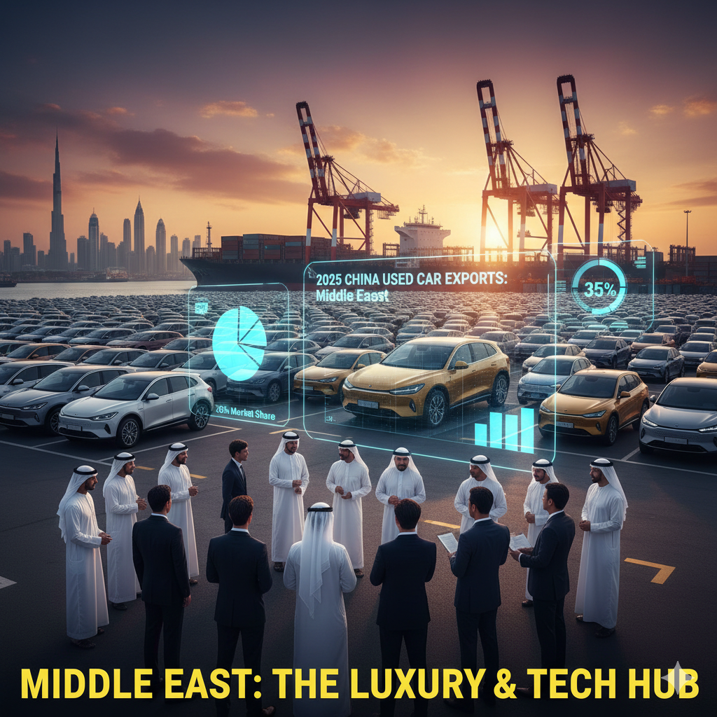 China's used car export industry